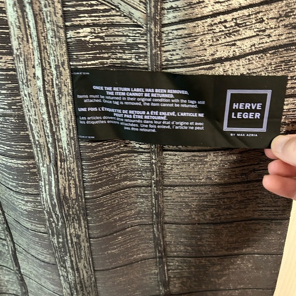 Herve leger metallic foil dress - Picture 10 of 10